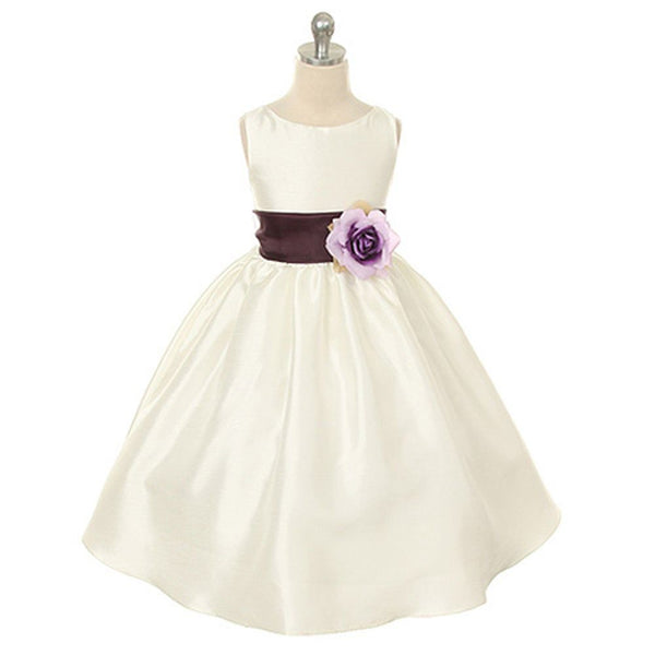 Kids Dream Little Girls Ivory Flower Easter Special Occasion Dress 2-14 - SophiasStyle.com